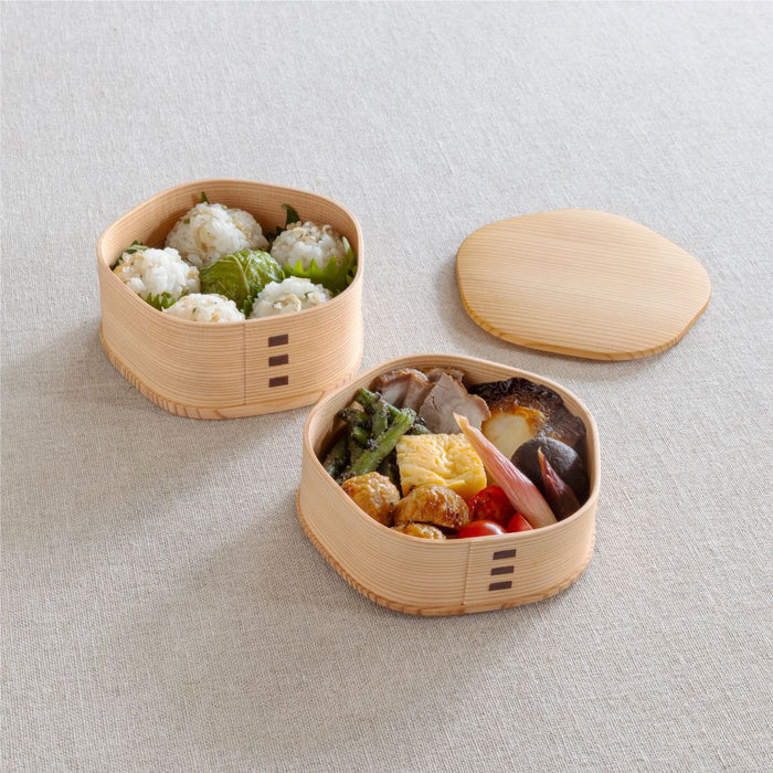 Odate Magewappa Handcrafted Akita Cedar Ume Gata Bento Box