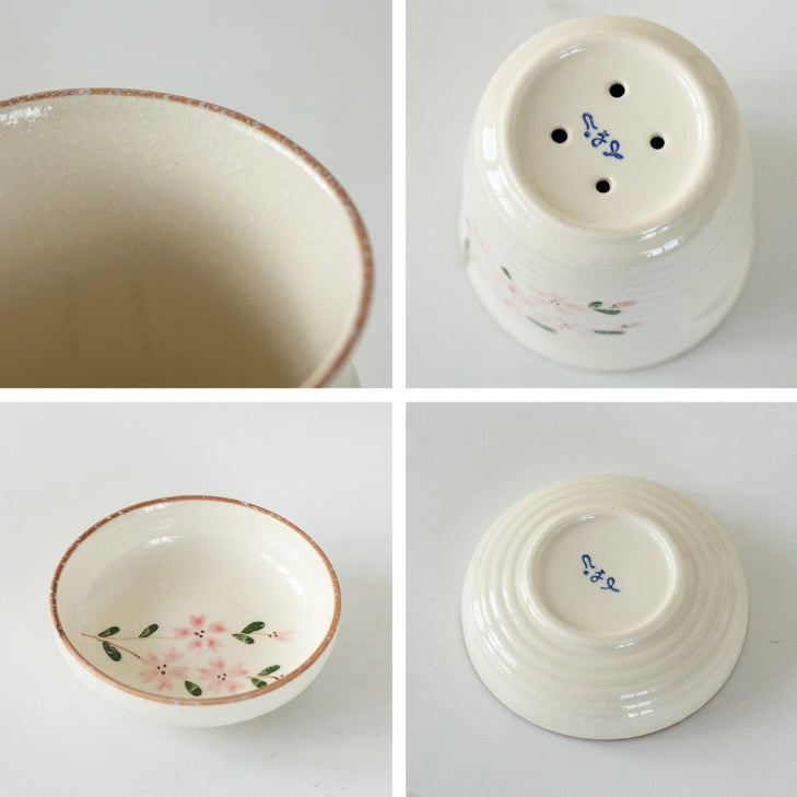 Mino Ware Kisetsu no Kurashi Handcrafted Ceramic Chopstick Holder