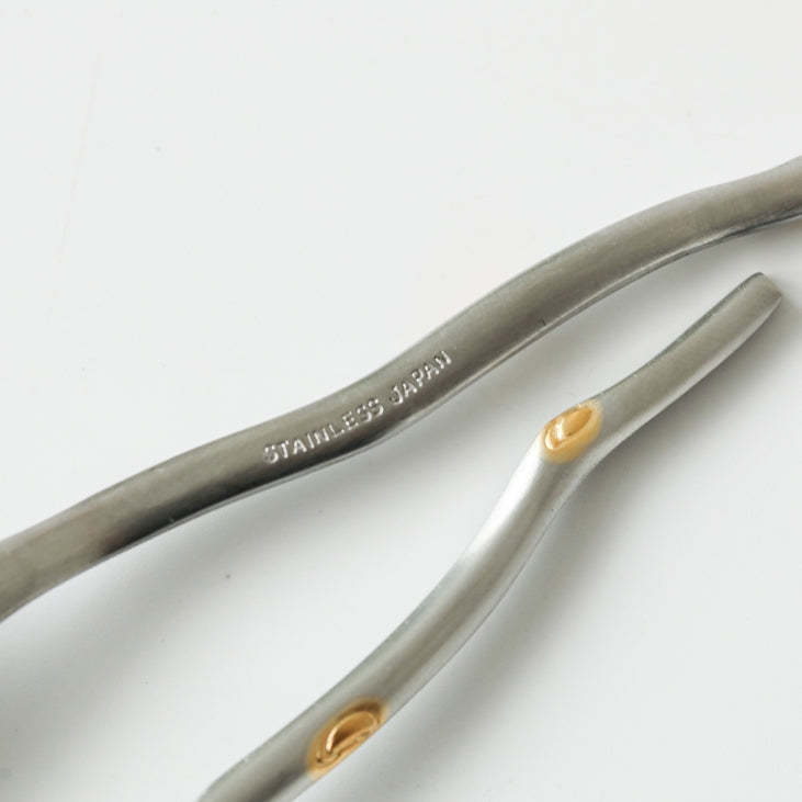 Japanese Sakura Stainless Steel Dessert Spoon and Fork Collection