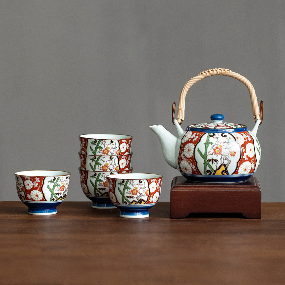 Japanese Imari Series Handcrafted Tea Cups - MASU
