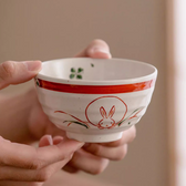 Mino Ware Fuka Rabbit Ceramic Bowl Set of Five - MASU