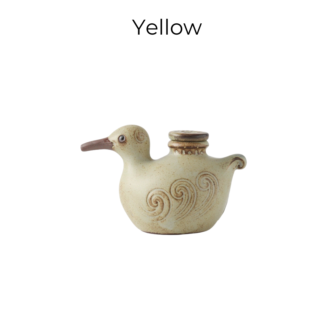 Seto Ware Handcrafted Duck-Shaped Soy Sauce Dispenser