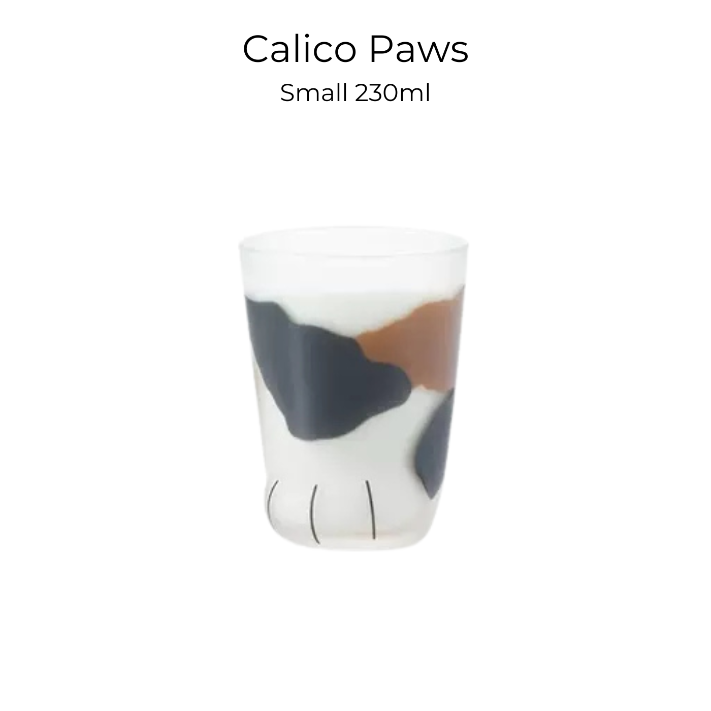 Aderia Japanese Neko Paw Glass Cup Collection