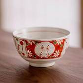 Mino Ware Fuka Rabbit Ceramic Bowl Set of Five - MASU