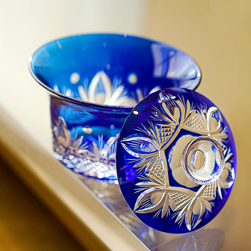 Blue Chrysanthemum Handcrafted Tea Set