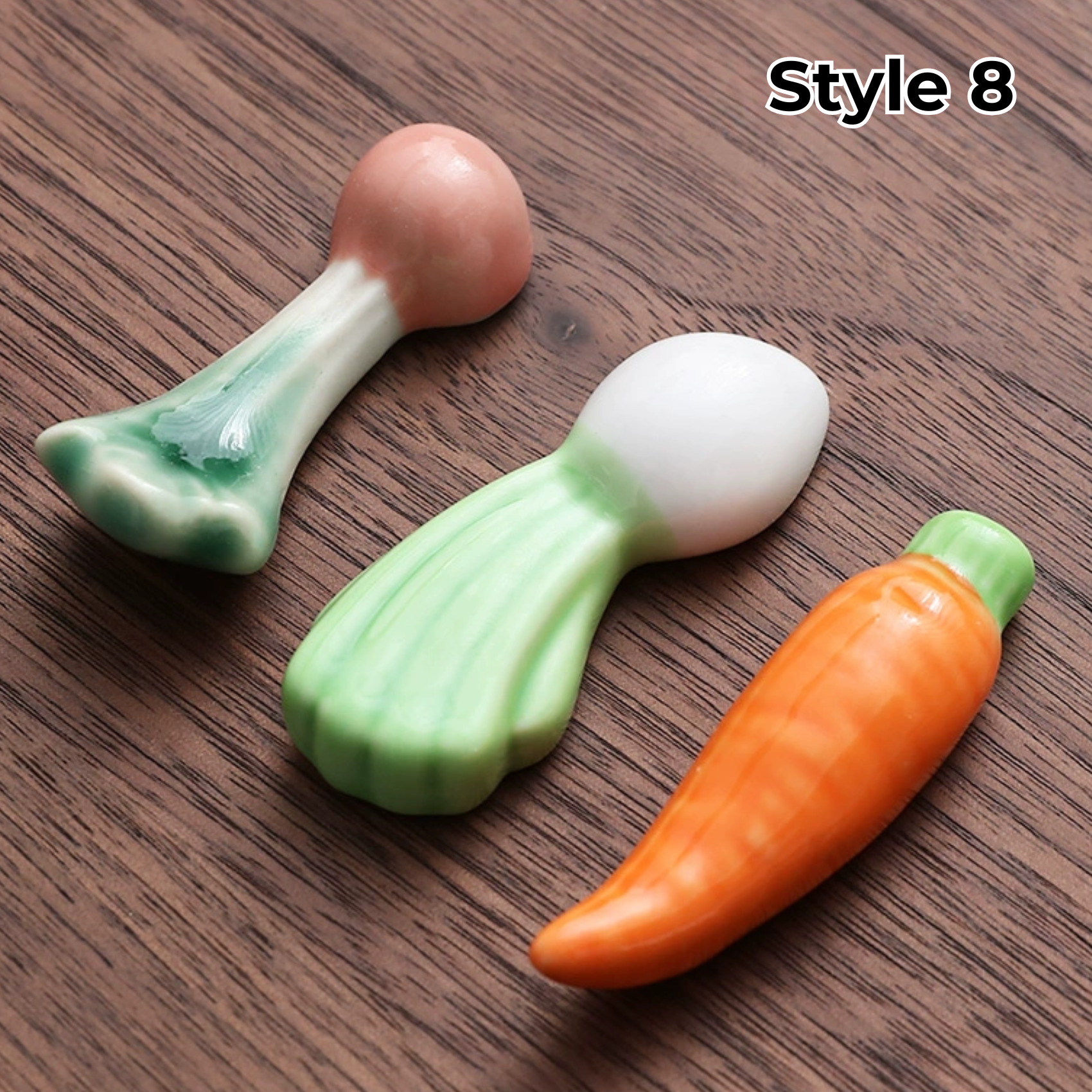 Animal & Fruit Handcrafted Ceramic Chopstick Rests Collection