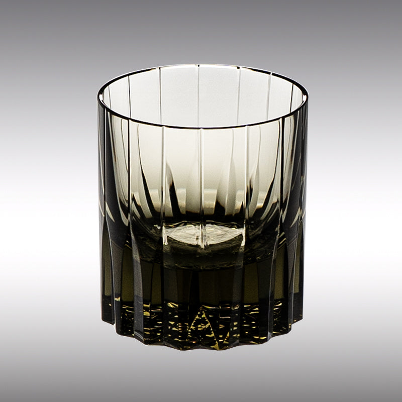 Edo Kiriko Multi-Color Edition Dazzling Whisky Glasses With Wooden Box - MASU