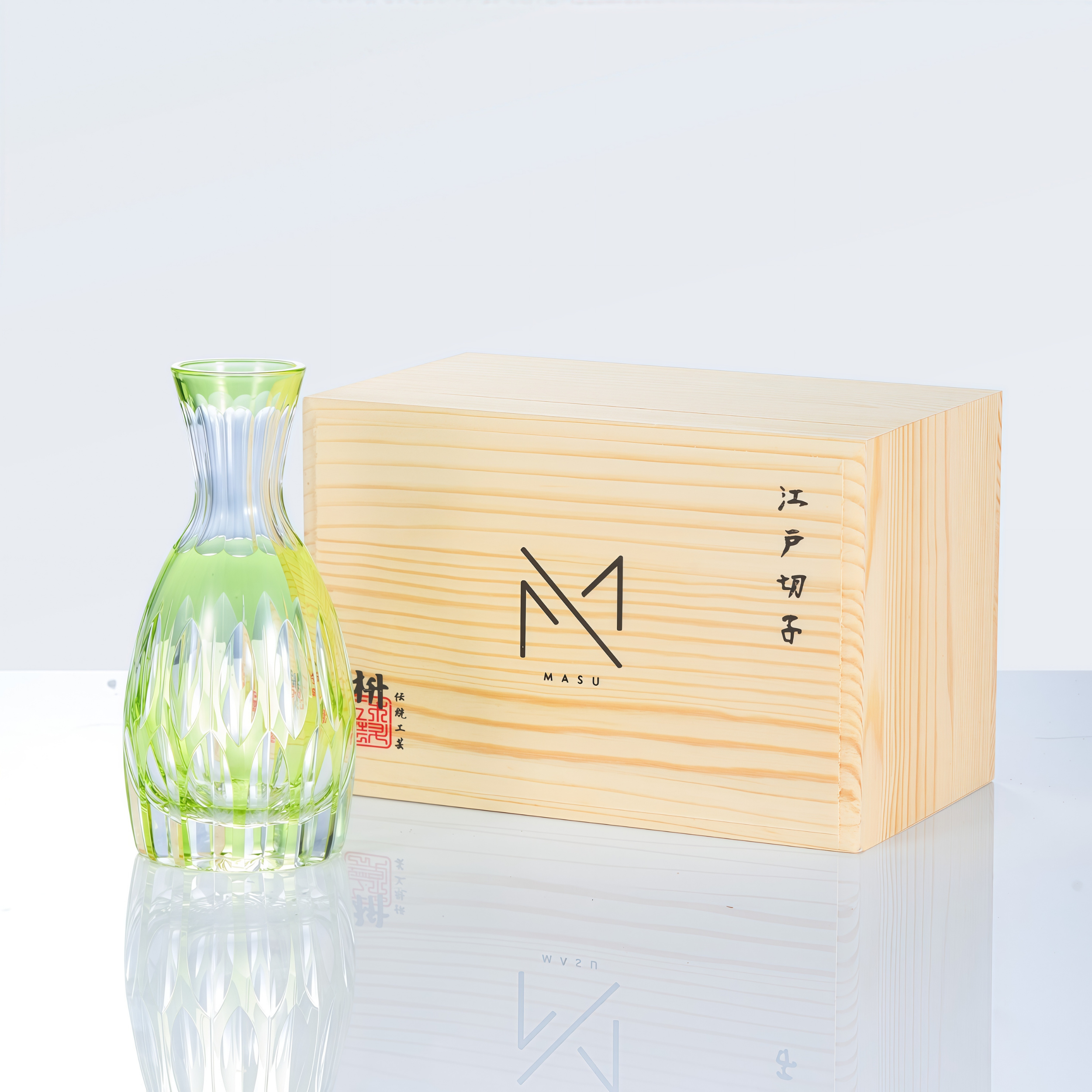 Edo Kiriko Handcrafted Komari Sake Collection