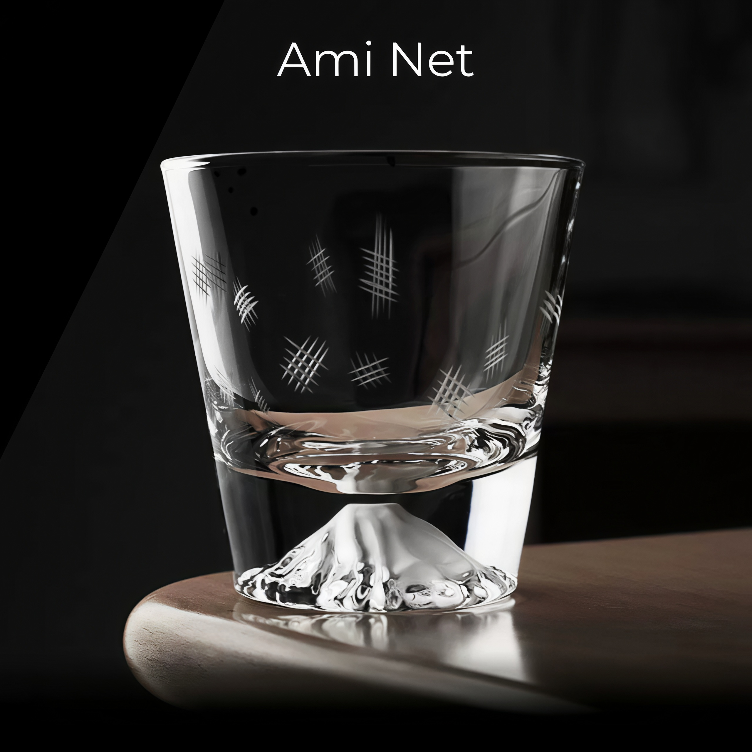 Juegos de vasos de whisky japoneses Monte Fuji (edición Snow Peak)