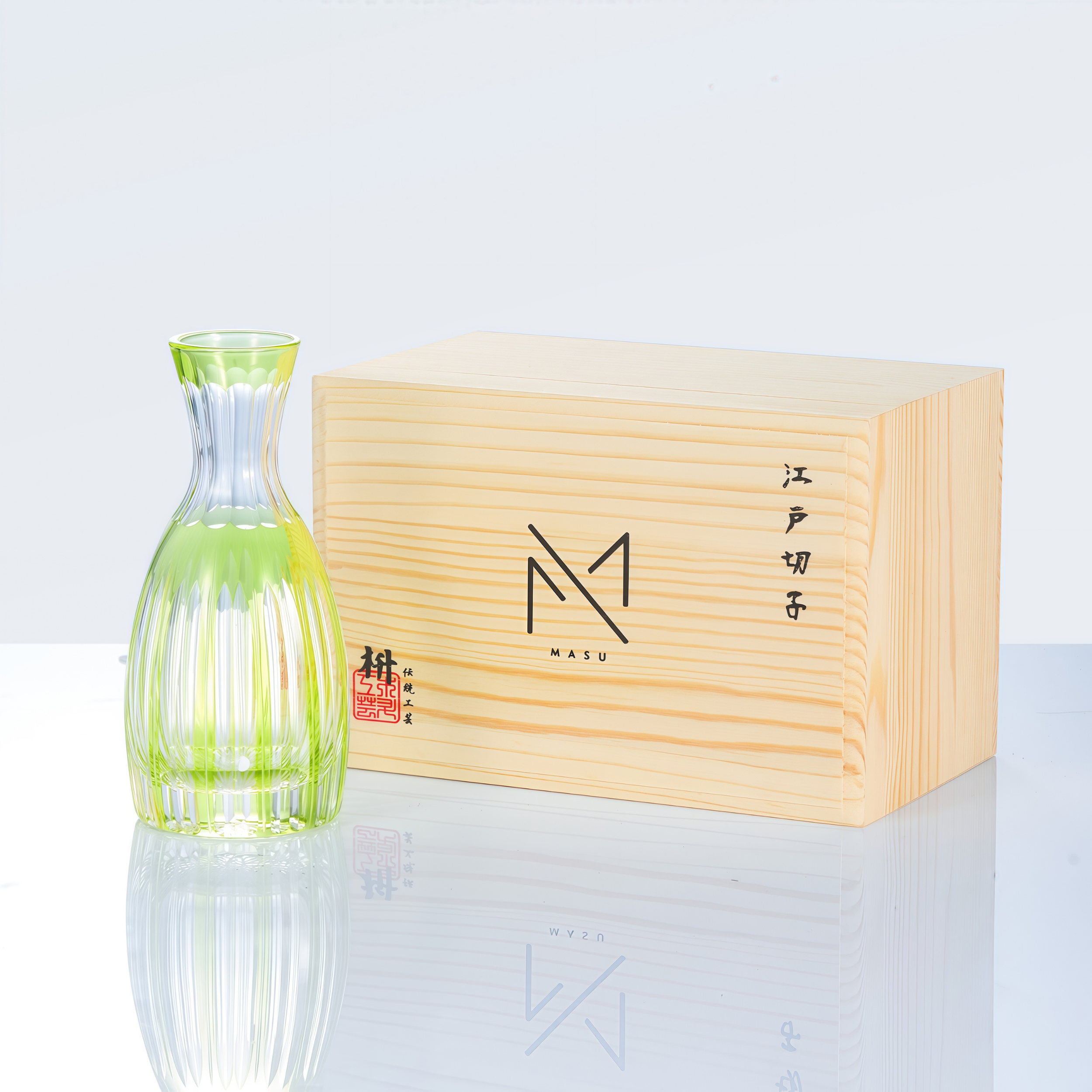 Edo Kiriko Handcrafted Komari Sake Collection