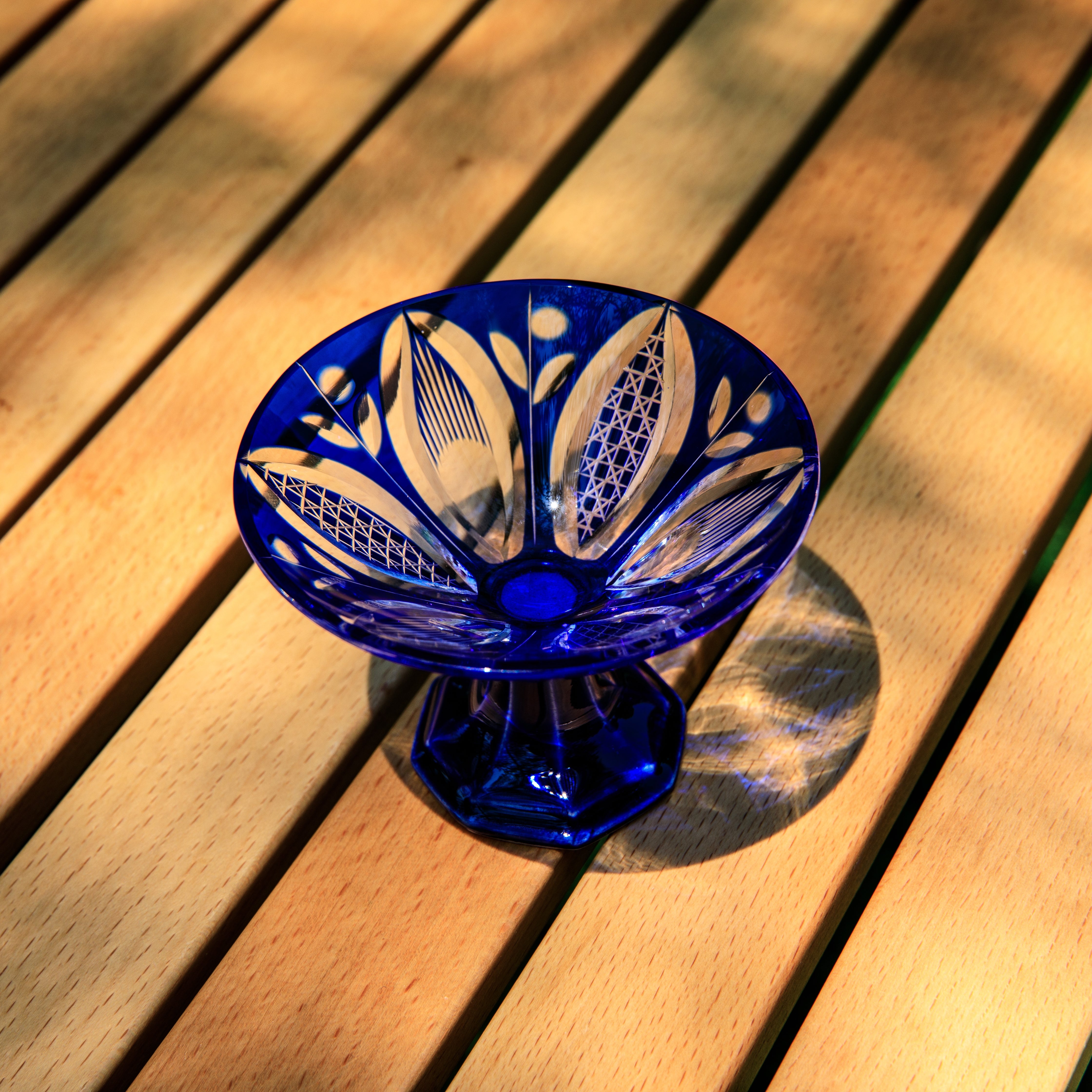 Edo Kiriko Handcrafted Karyu Sake Glass Collection