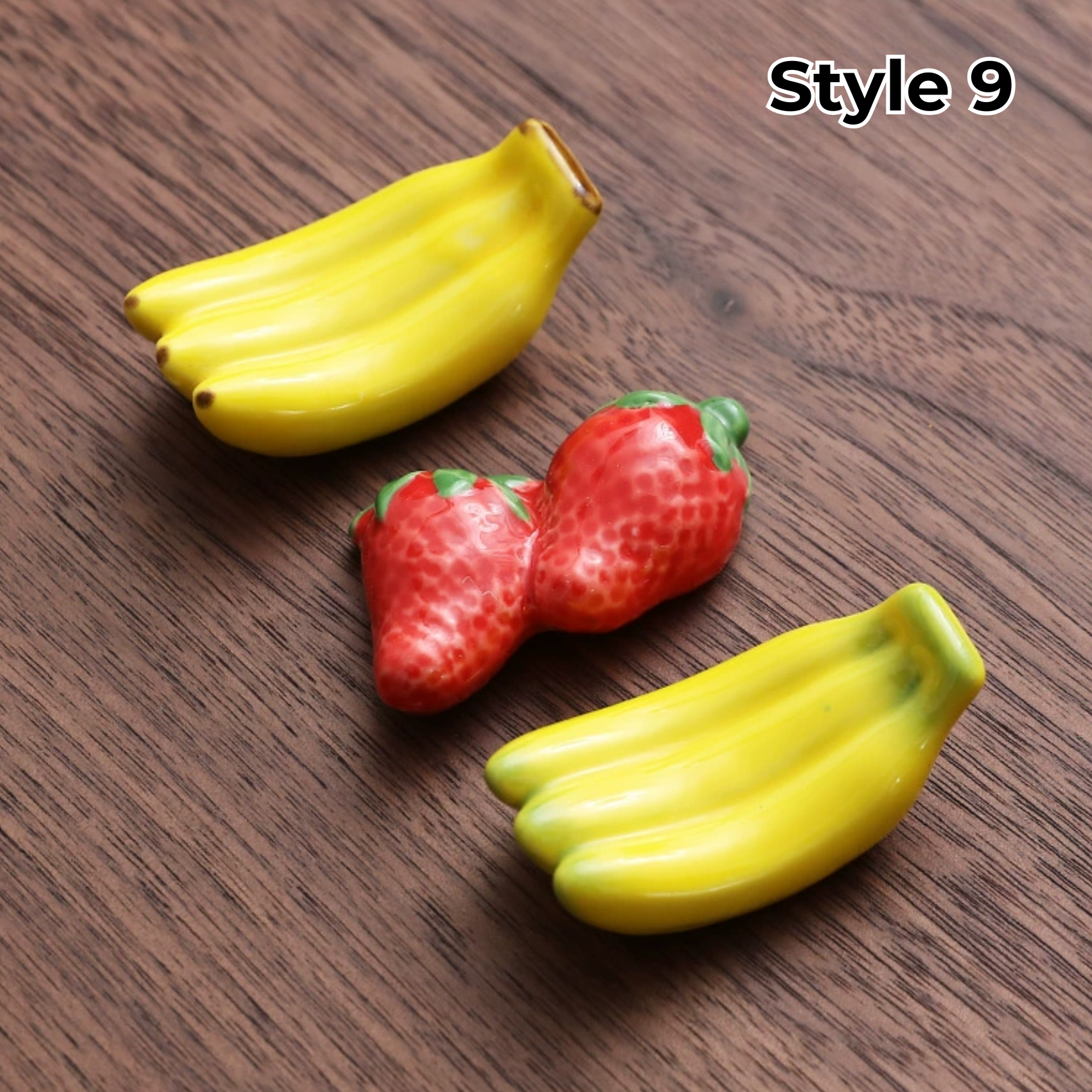 Animal & Fruit Handcrafted Ceramic Chopstick Rests Collection