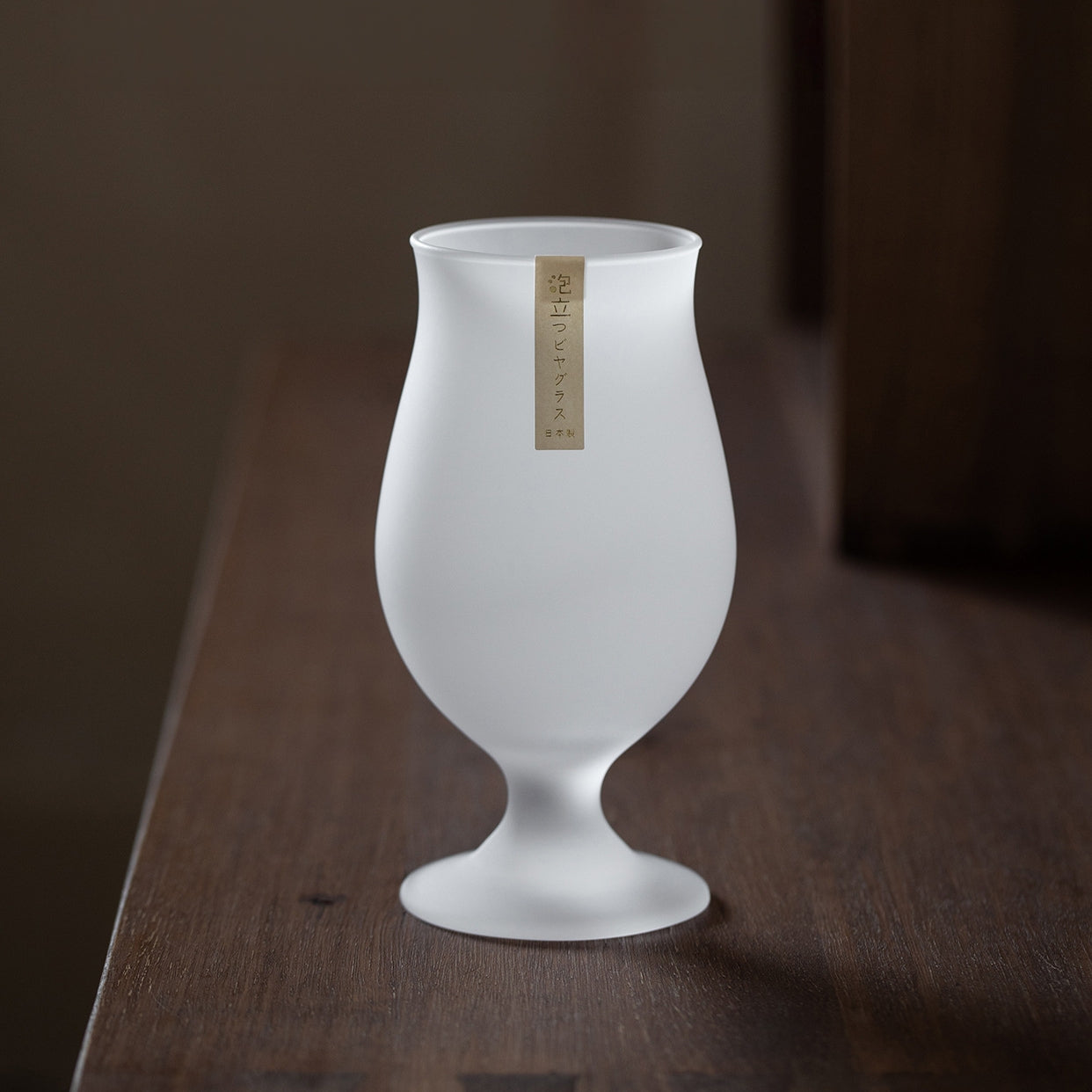 Vaso de cerveza Kumogiri esmerilado Toyo-Sasaki