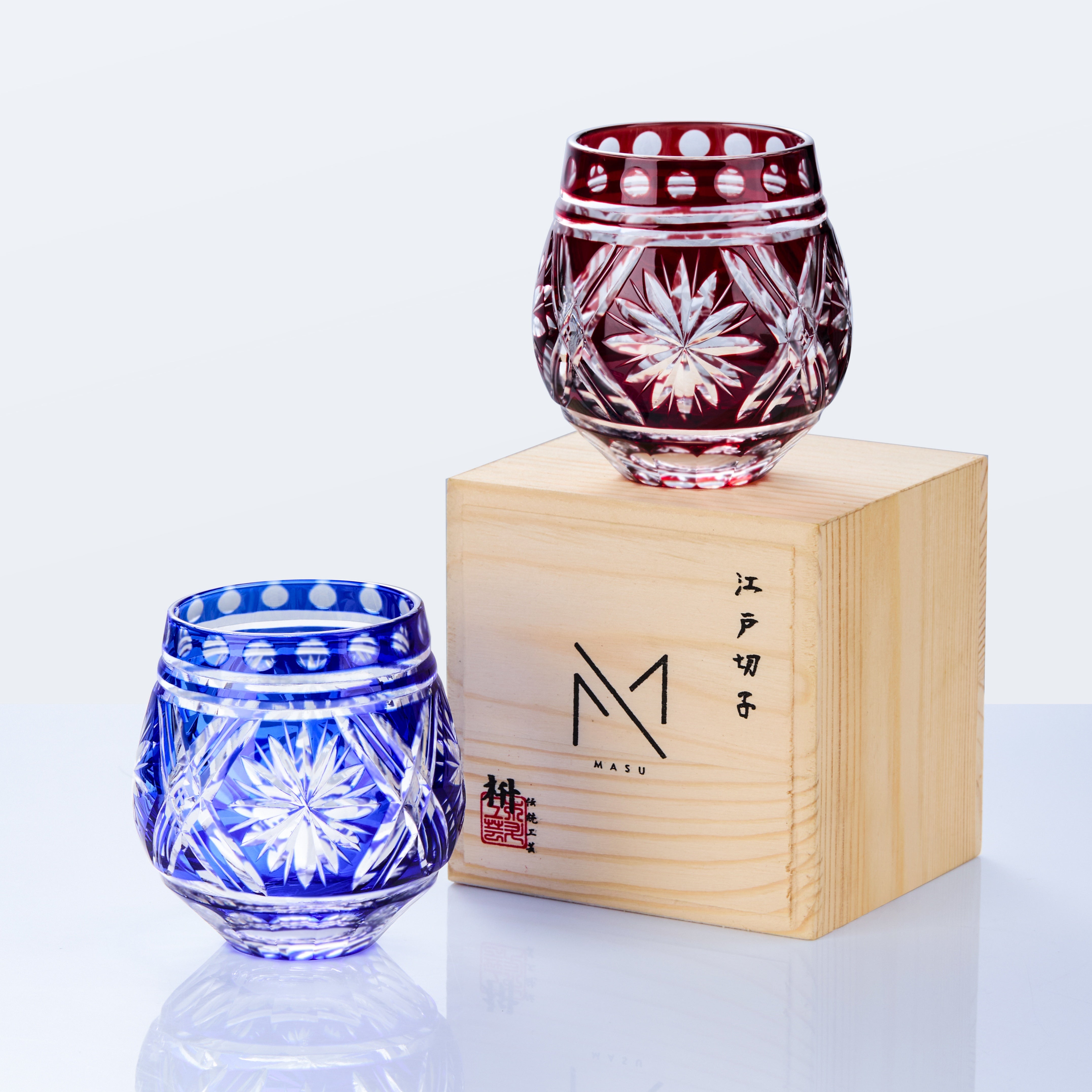 Edo Kiriko Handcrafted Hoshi no Kagayaki Whisky Glass Collection