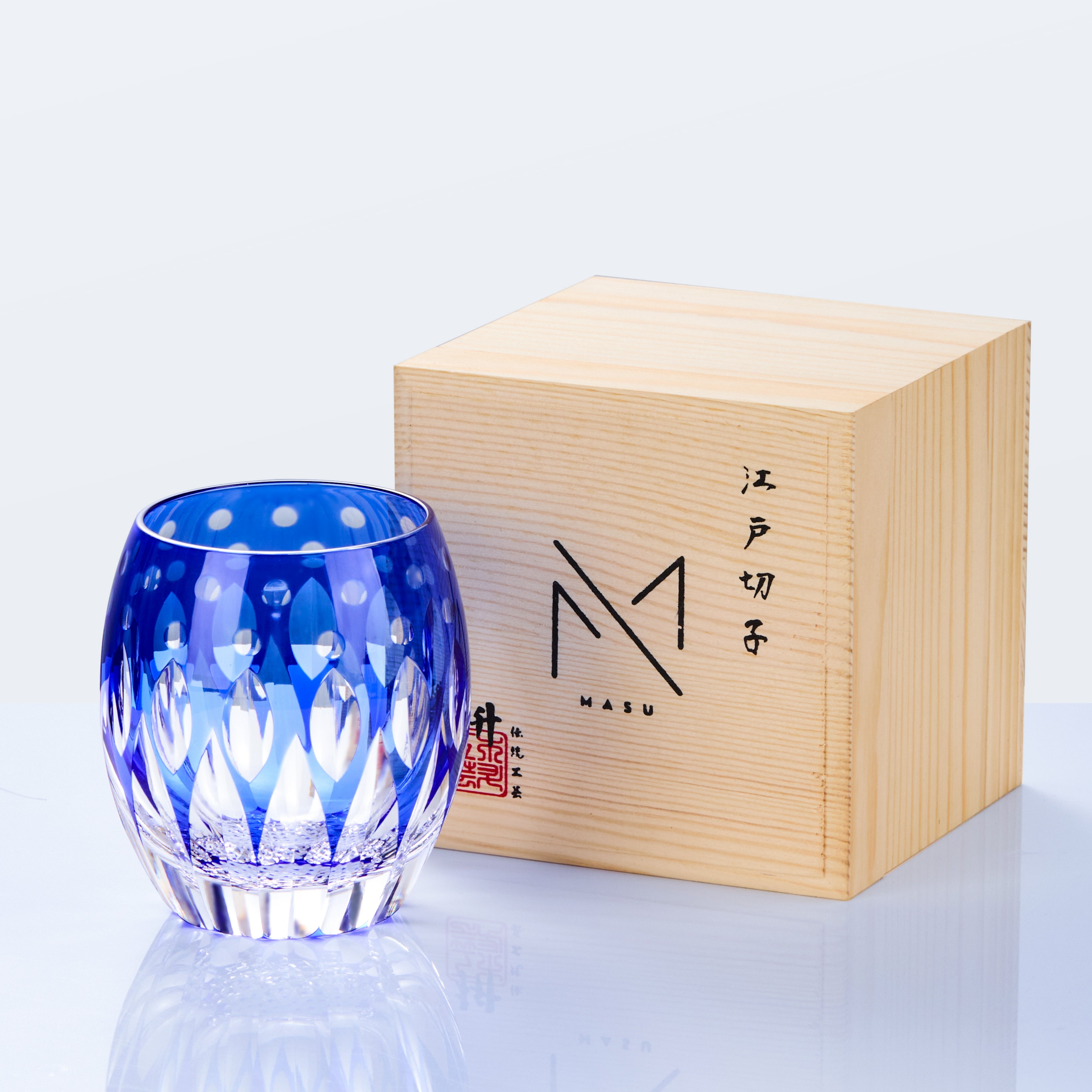 Edo Kiriko Handcrafted Tama no Shizuku Whisky Glass Collection - MASU