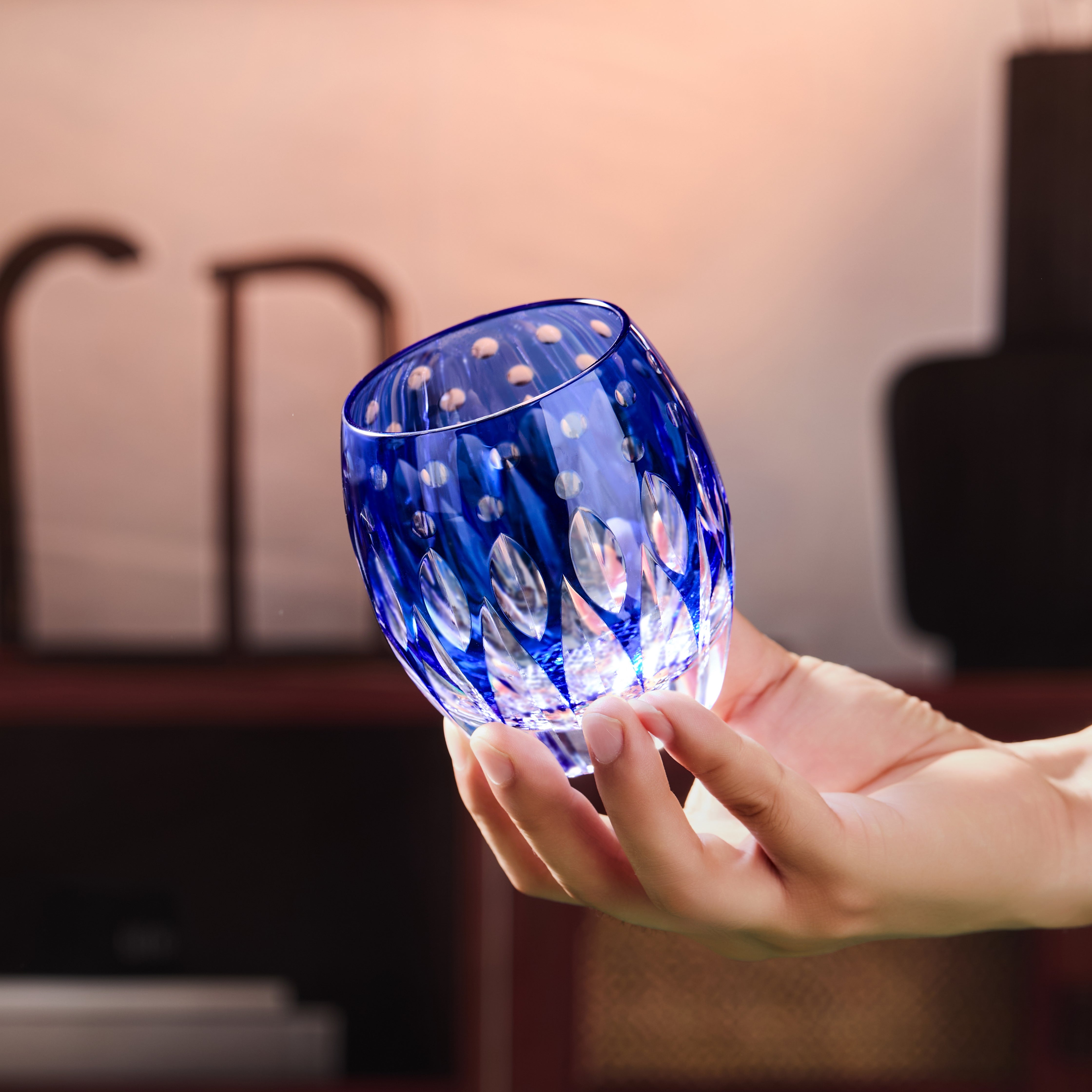 Edo Kiriko Handcrafted Tama no Shizuku Whisky Glass Collection - MASU