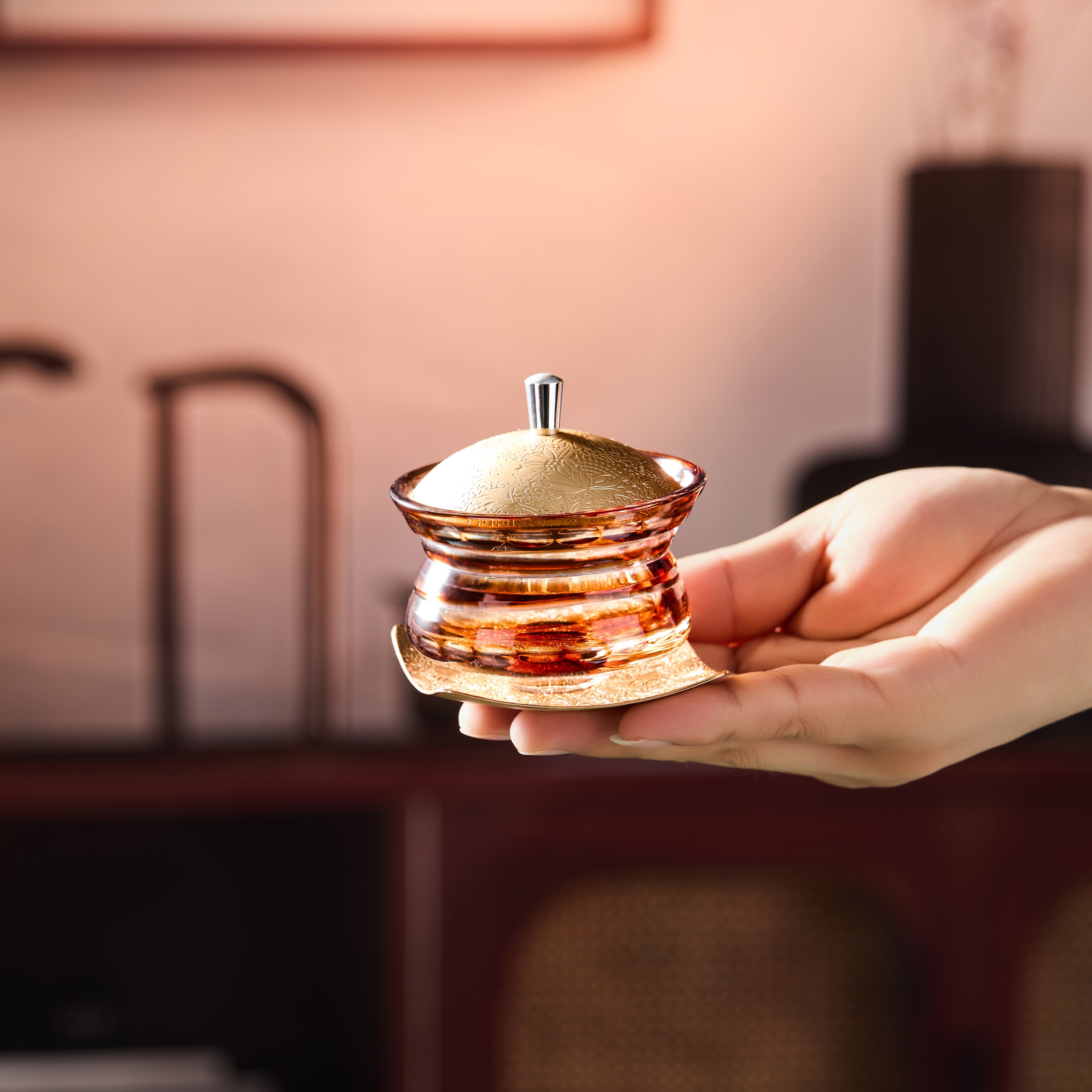 Edo Kiriko Chimi Washokki Lidded Glassware Collection