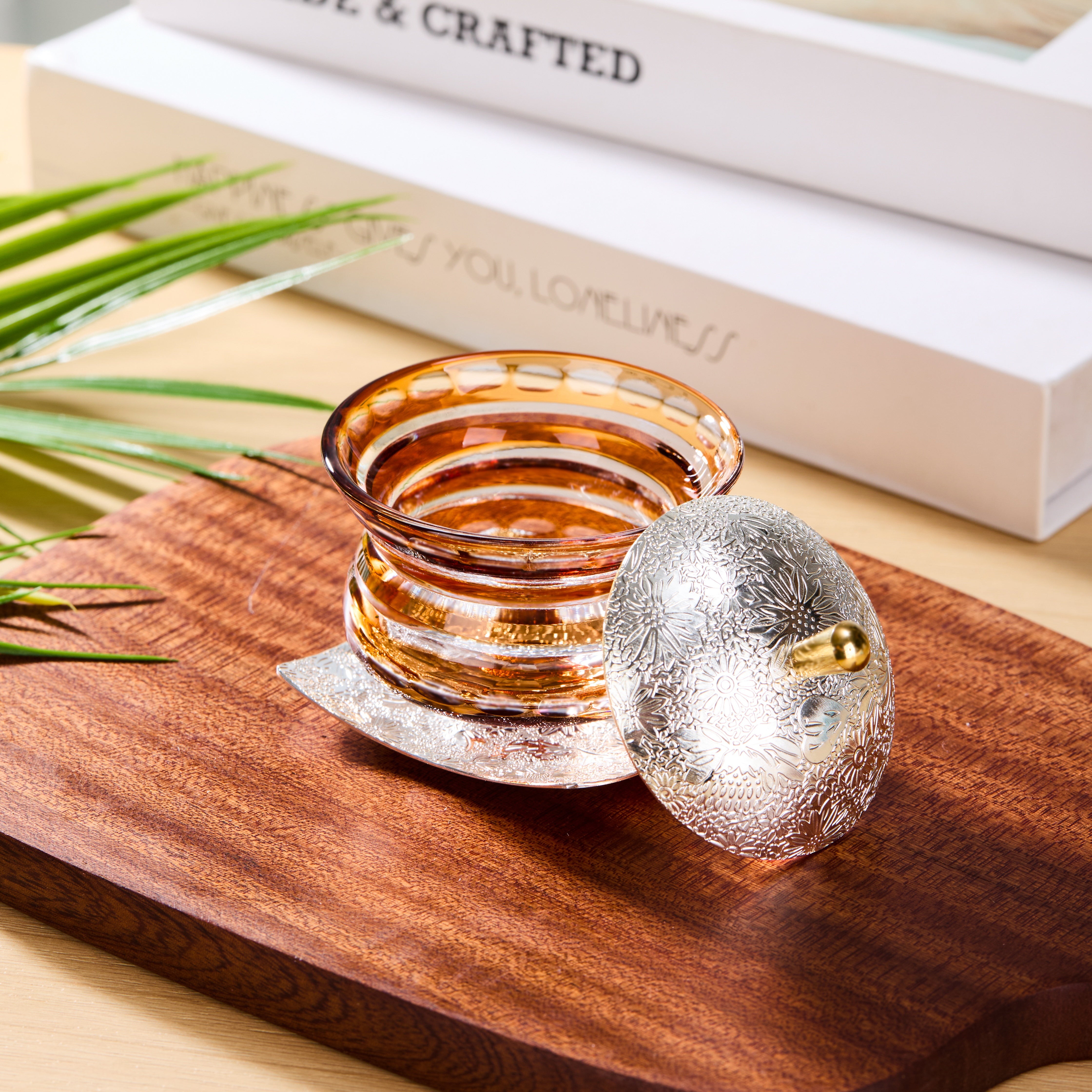 Edo Kiriko Chimi Washokki Lidded Glassware Collection