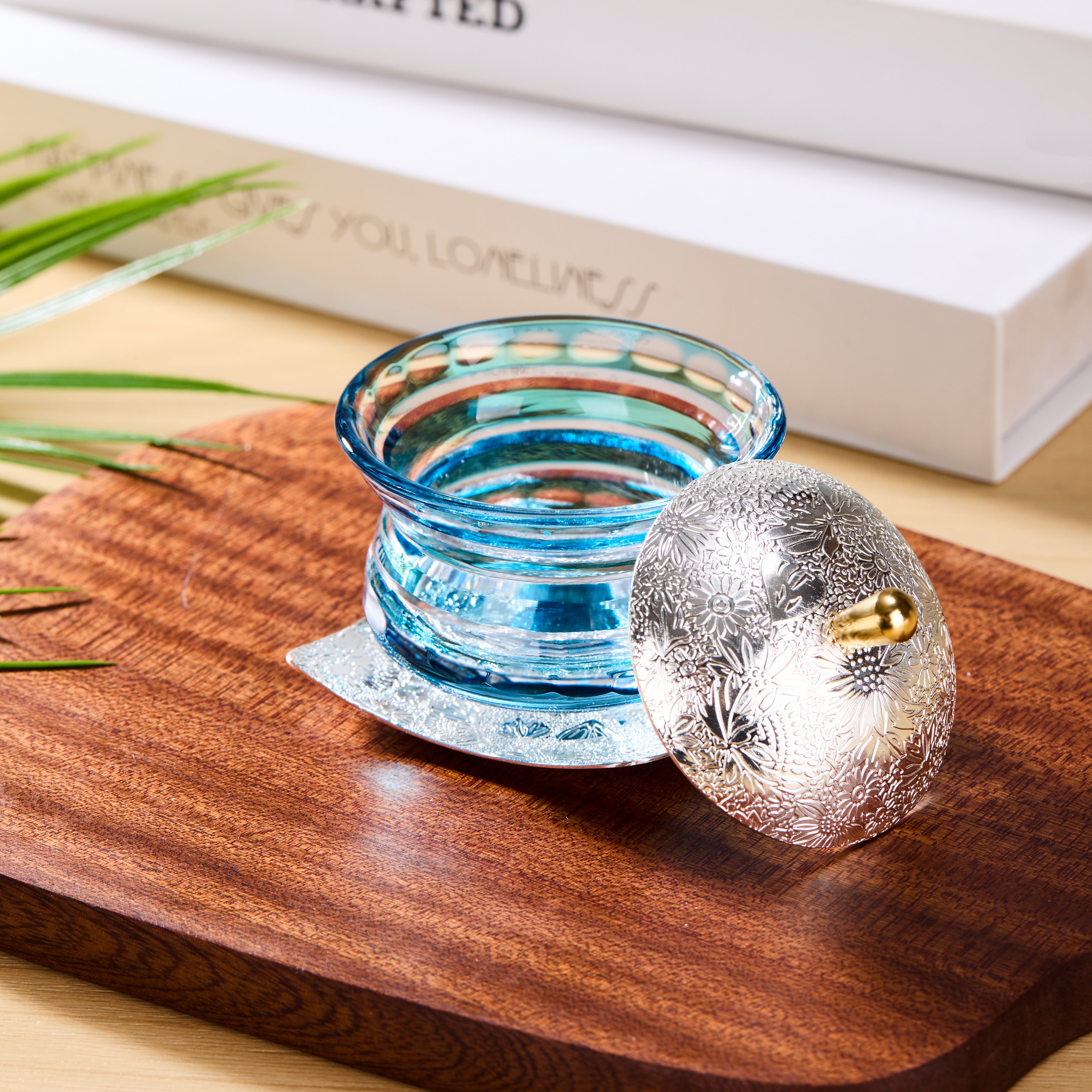 Edo Kiriko Chimi Washokki Lidded Glassware Collection