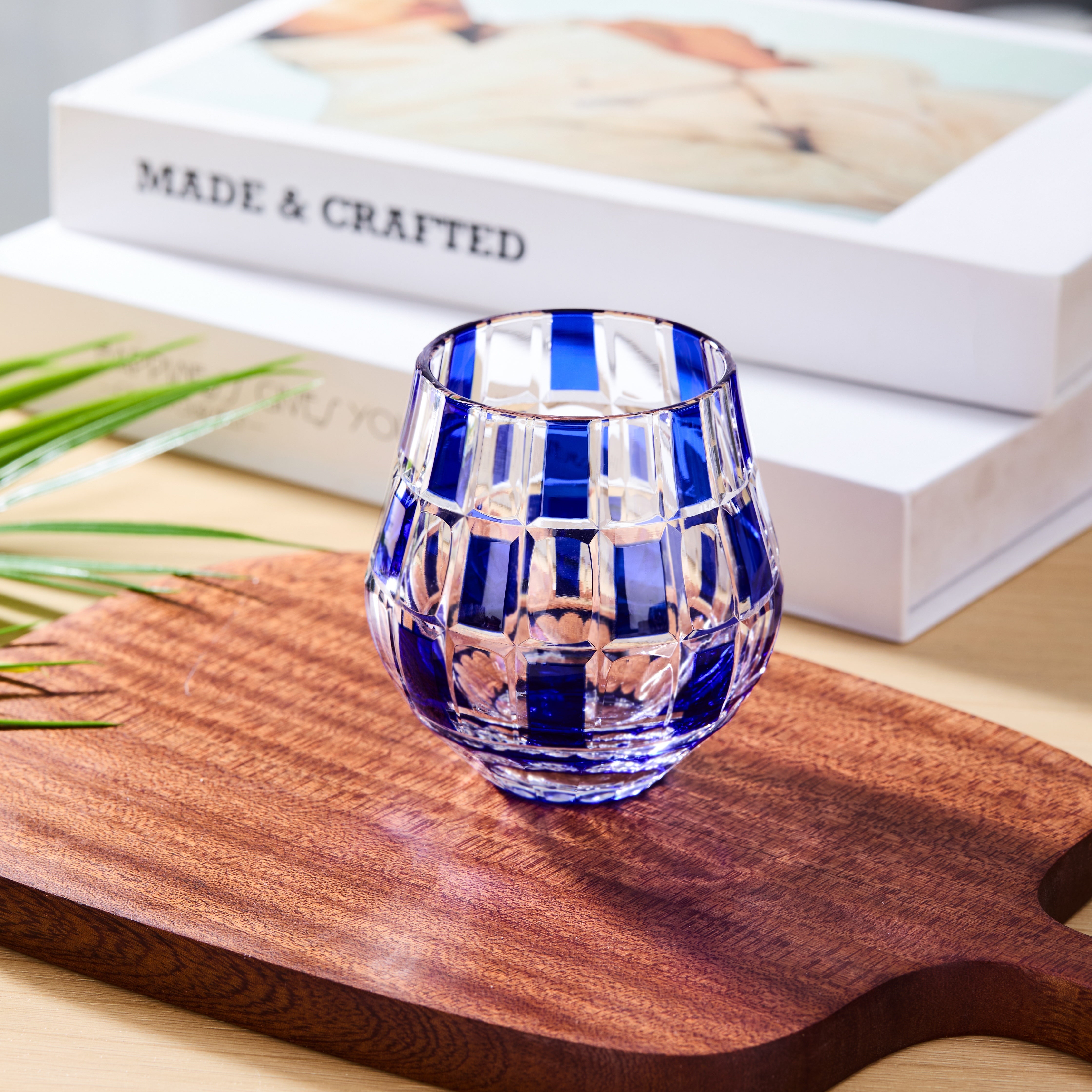 Edo Kiriko Handcrafted Ichimatsu Kagayaki Whisky Glass Collection