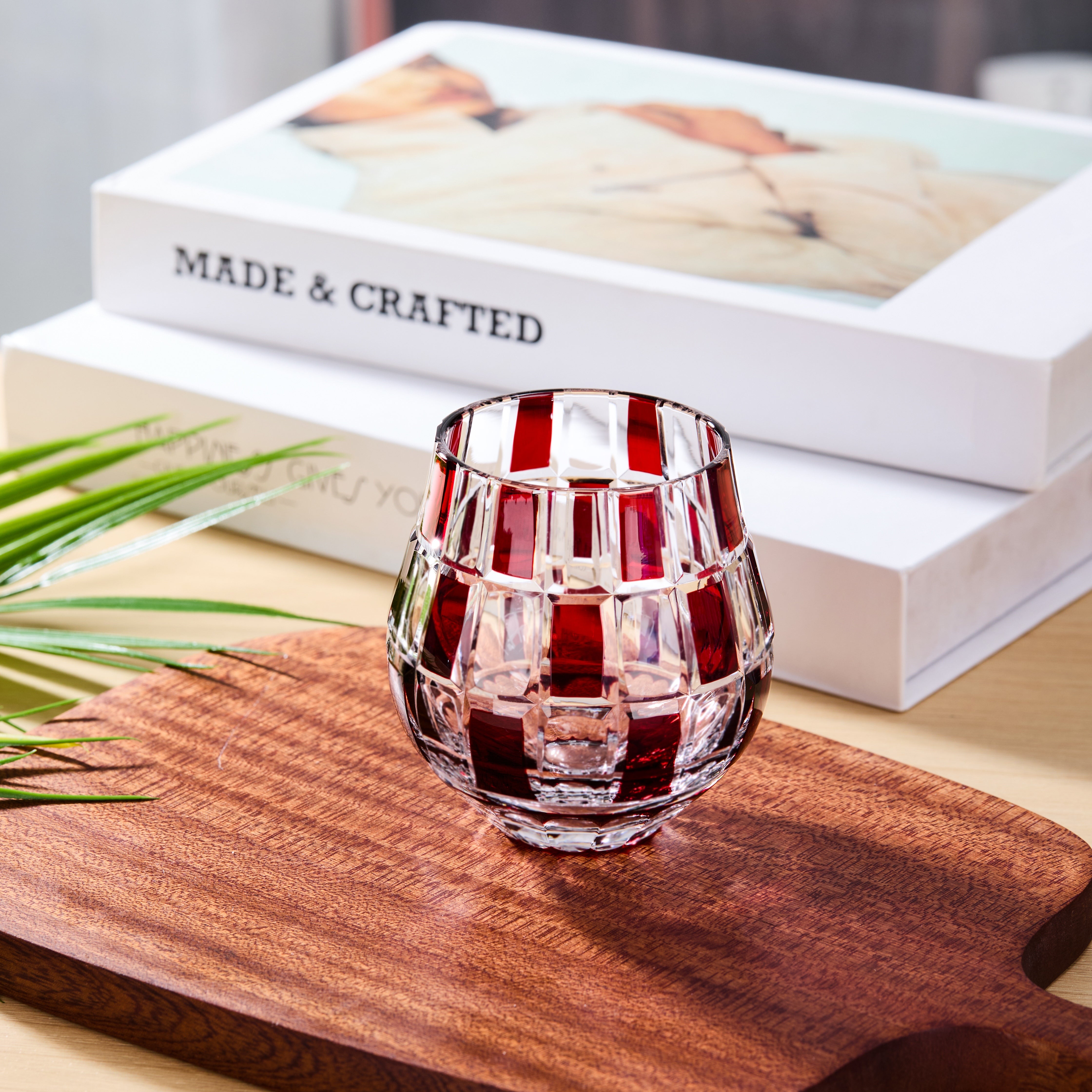 Edo Kiriko Handcrafted Ichimatsu Kagayaki Whisky Glass Collection