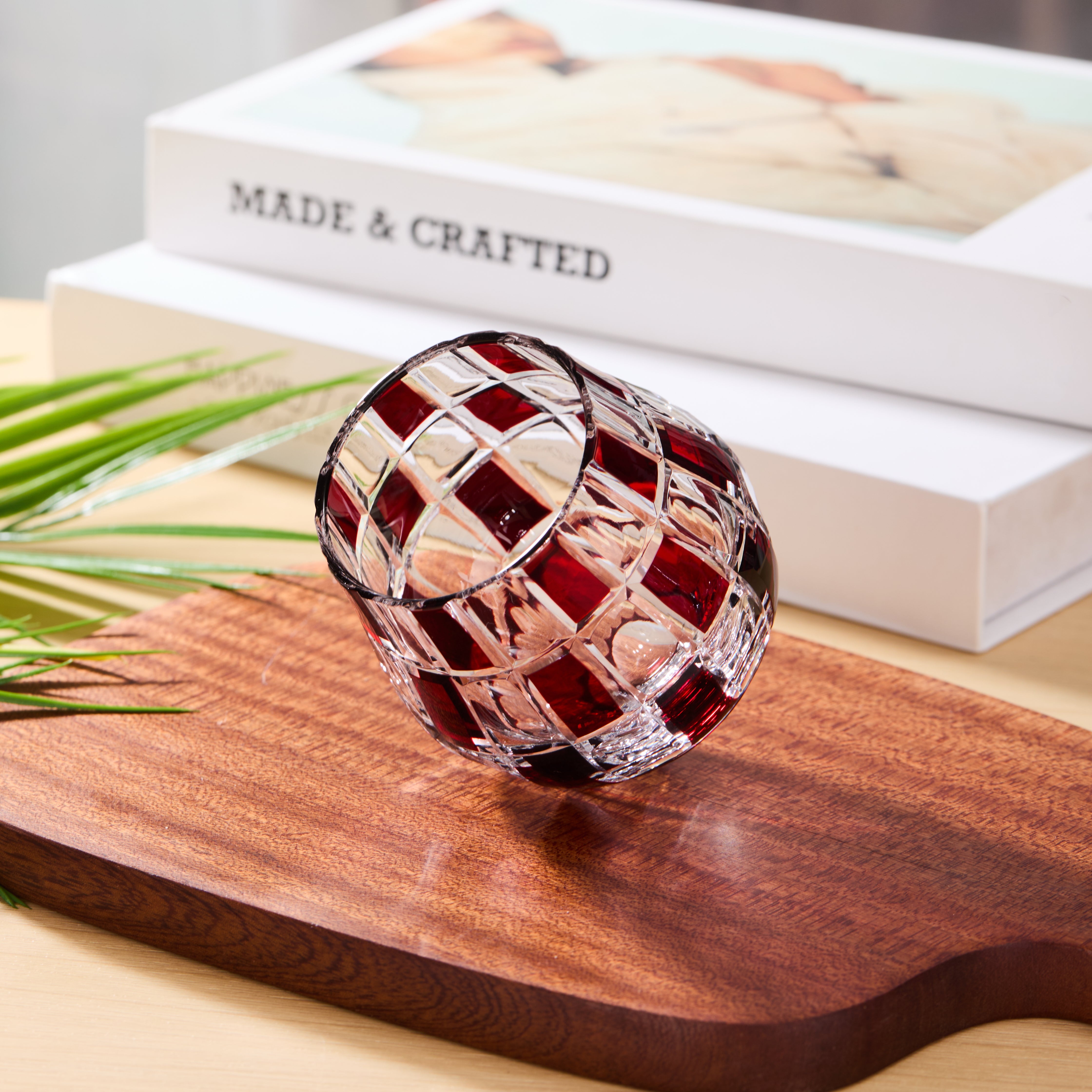 Edo Kiriko Handcrafted Ichimatsu Kagayaki Whisky Glass Collection