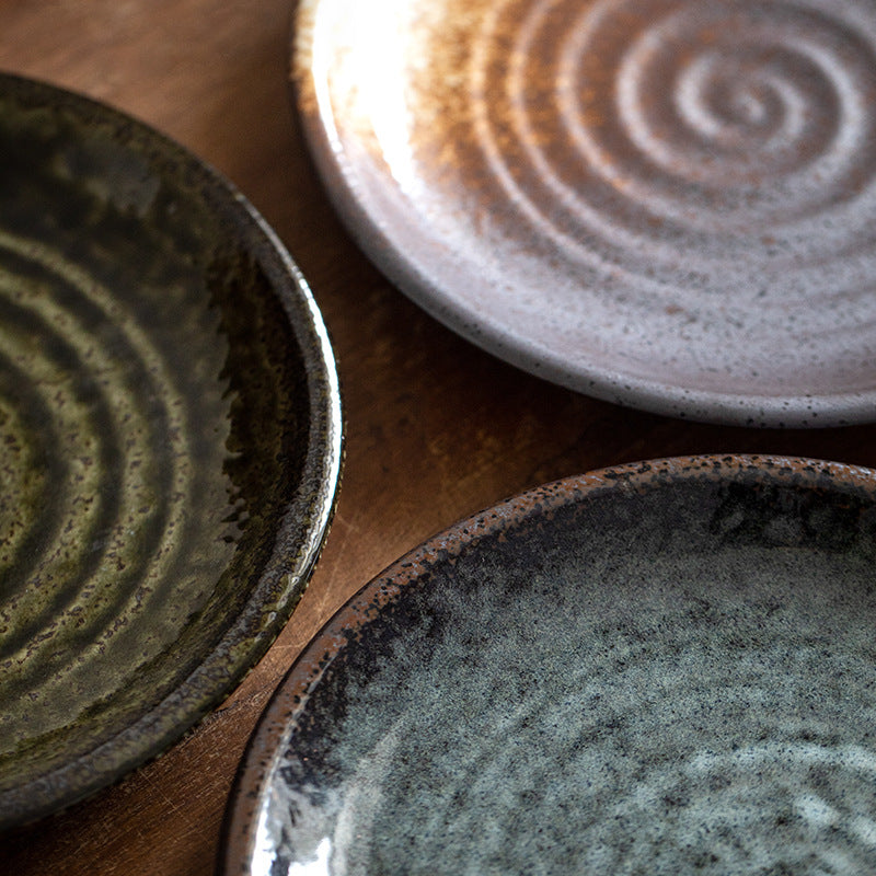 Hatsuichi Mino Ware Handcrafted Wabi Sabi Deep Plate