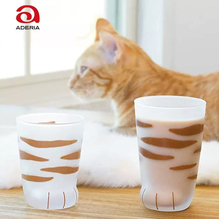 Aderia Japanese Neko Paw Glass Cup Collection