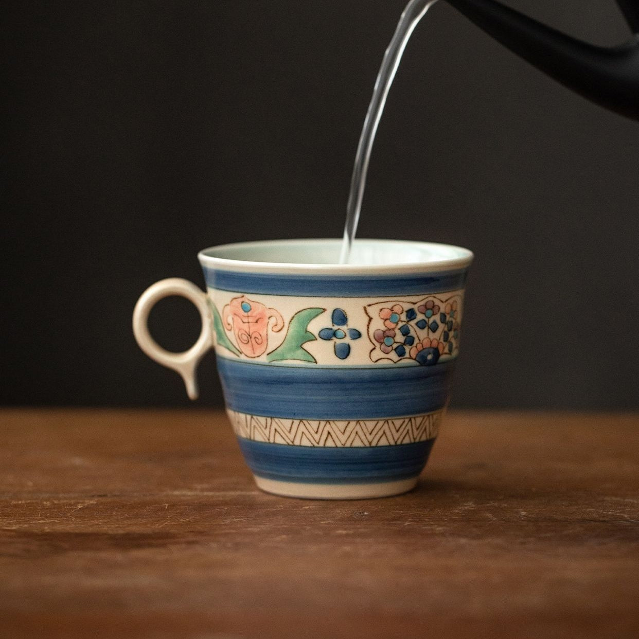 Japanese Handcrafted Hasami Ceramic Hanashin Mug Collection