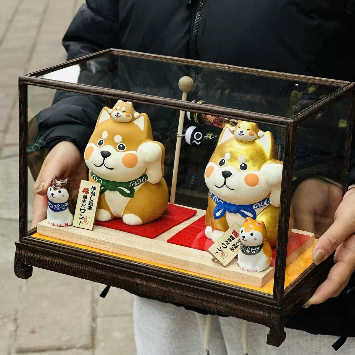 Japanese Shiba Inu Festive Ceramic Coin Bank Collections