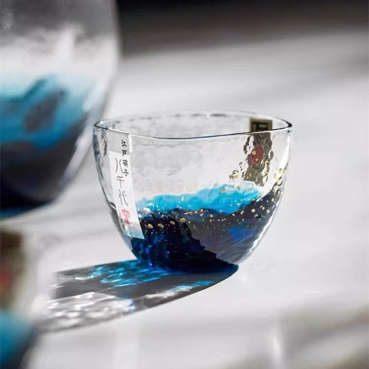 Toyo Sasaki Hoshi Nagare Gold Foil Cold Sake Set