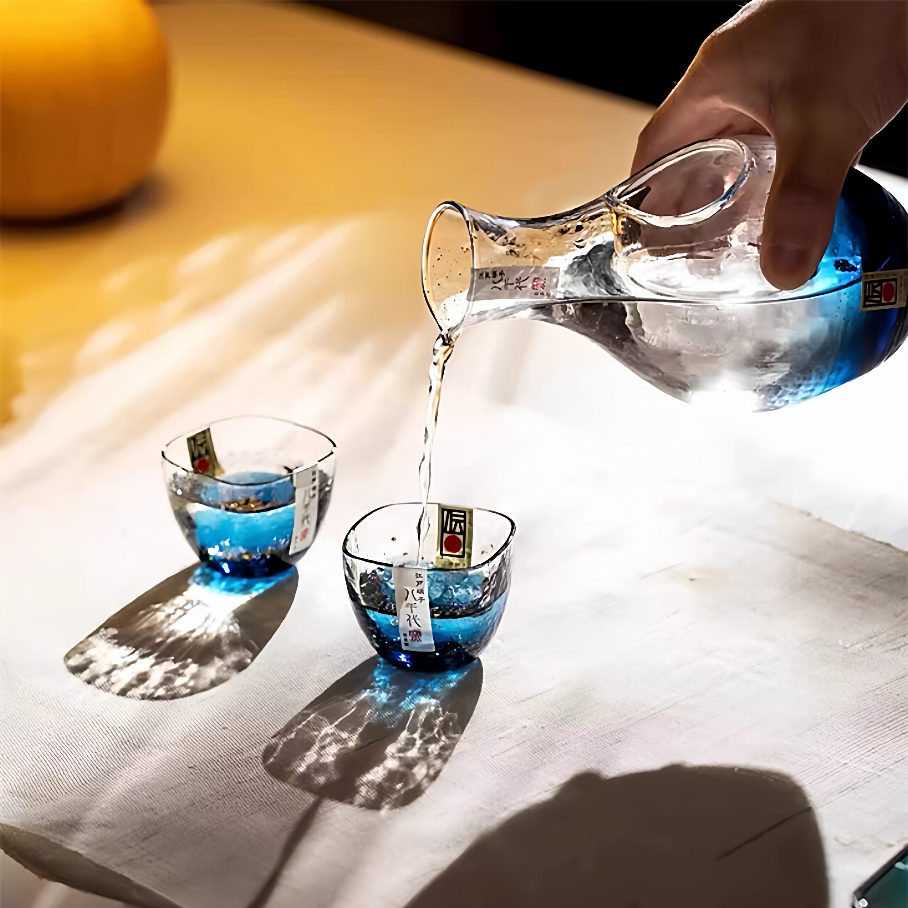 Toyo Sasaki Hoshi Nagare Gold Foil Cold Sake Set