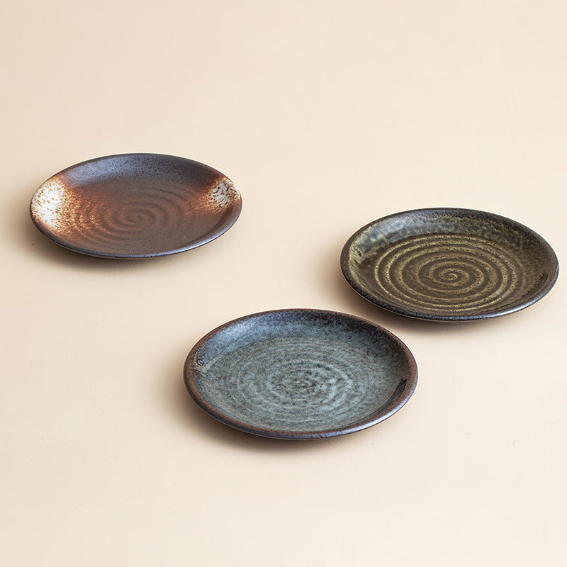 Hatsuichi Mino Ware Handcrafted Wabi Sabi Deep Plate