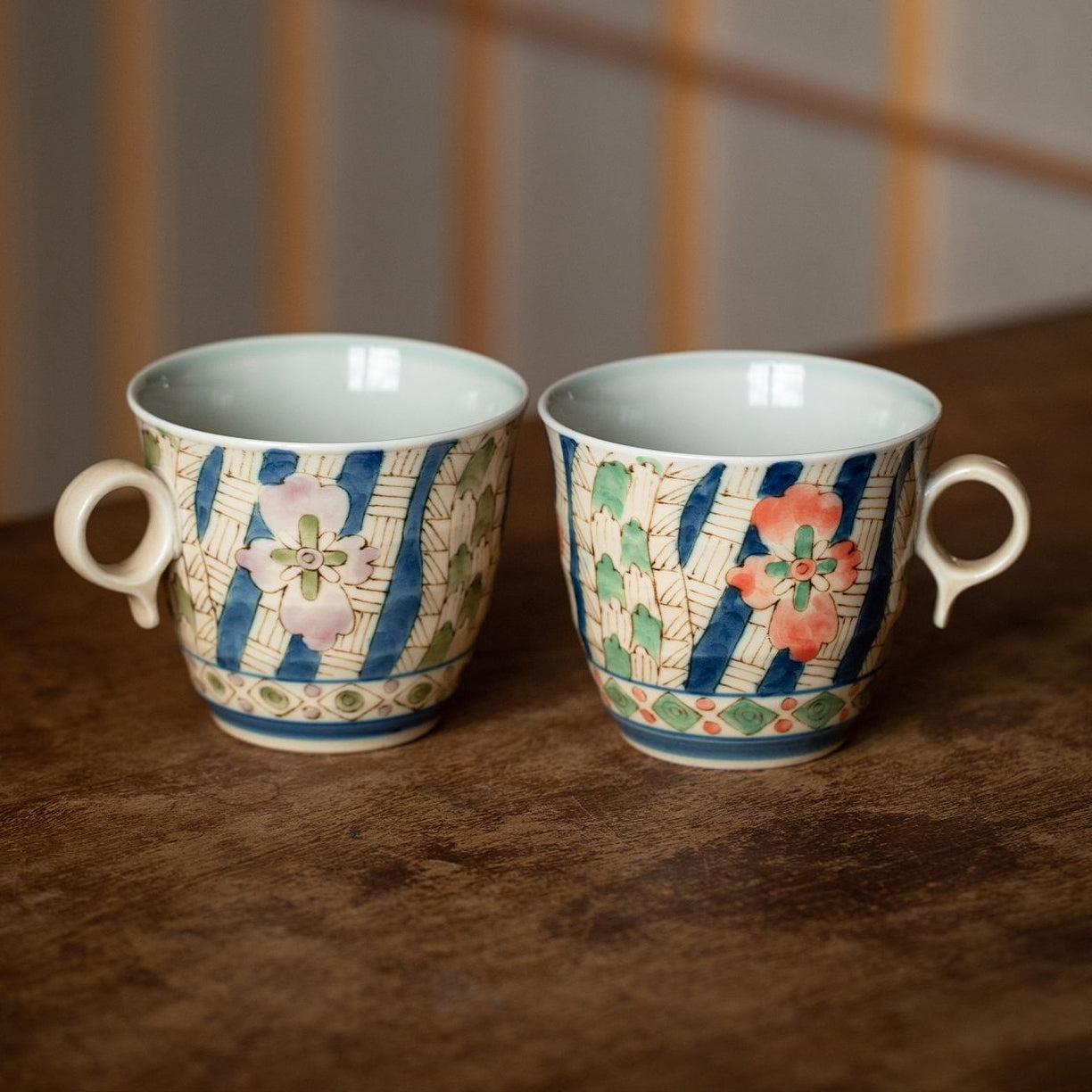 Japanese Handcrafted Hasami Ceramic Hanashin Mug Collection