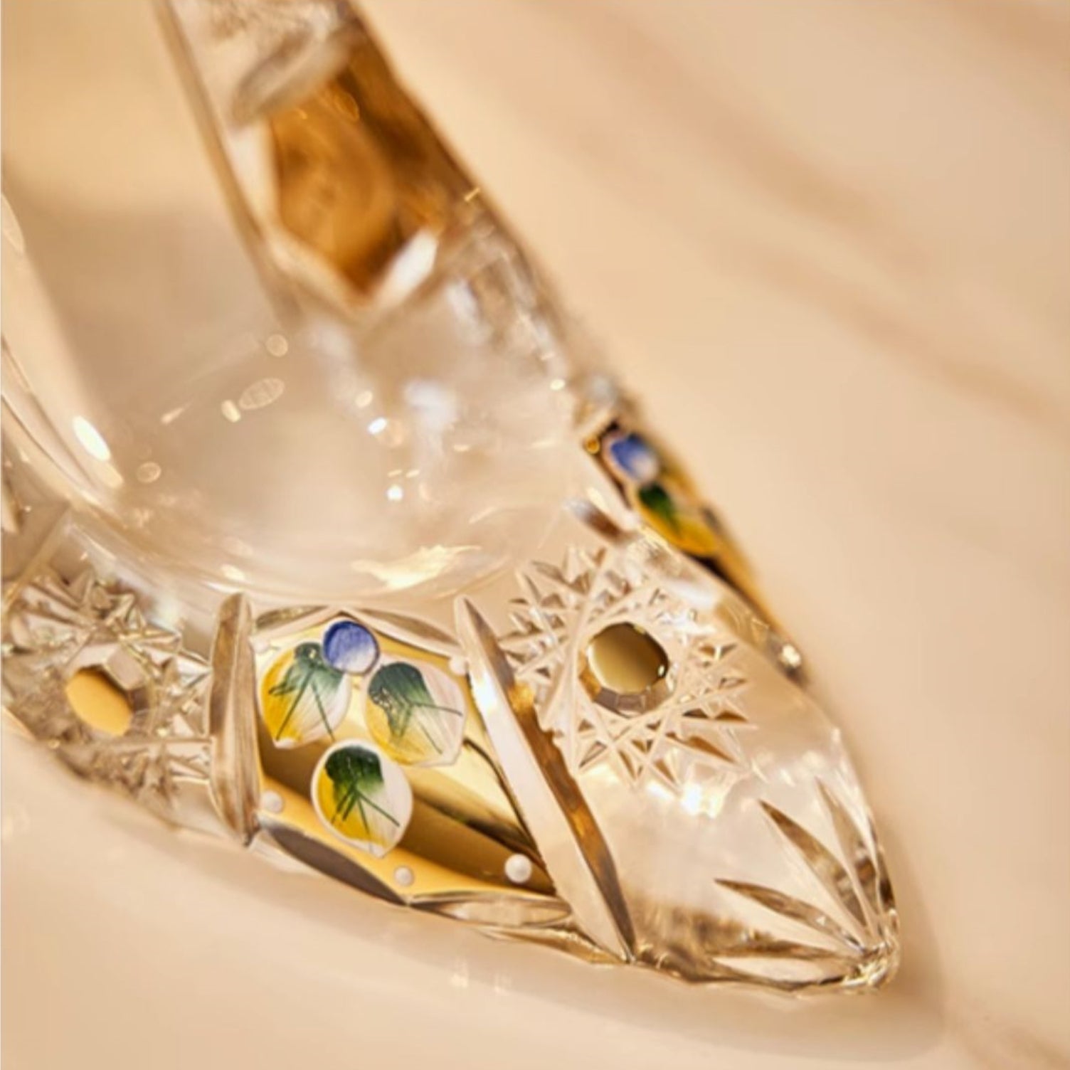Bohemia Enchanted Cinderella Crystal Slipper Ornament