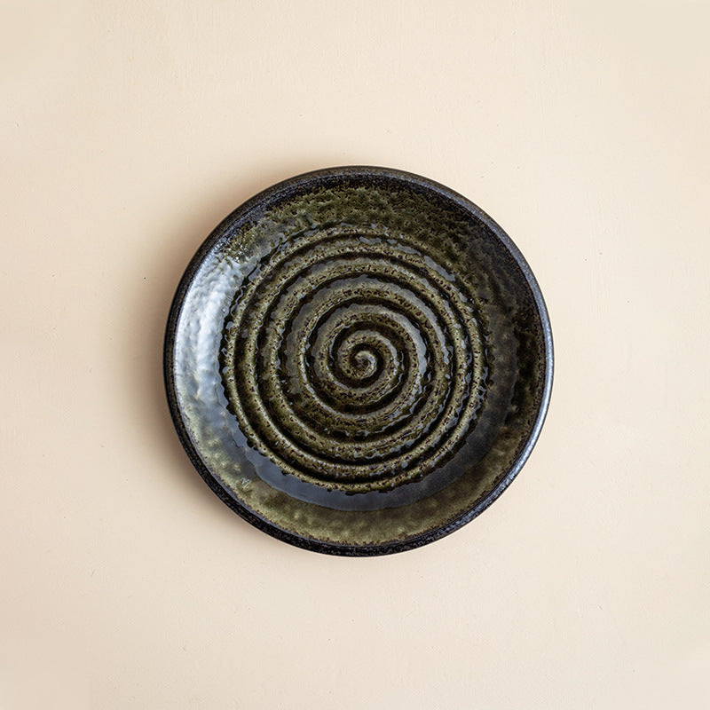 Hatsuichi Mino Ware Handcrafted Wabi Sabi Deep Plate