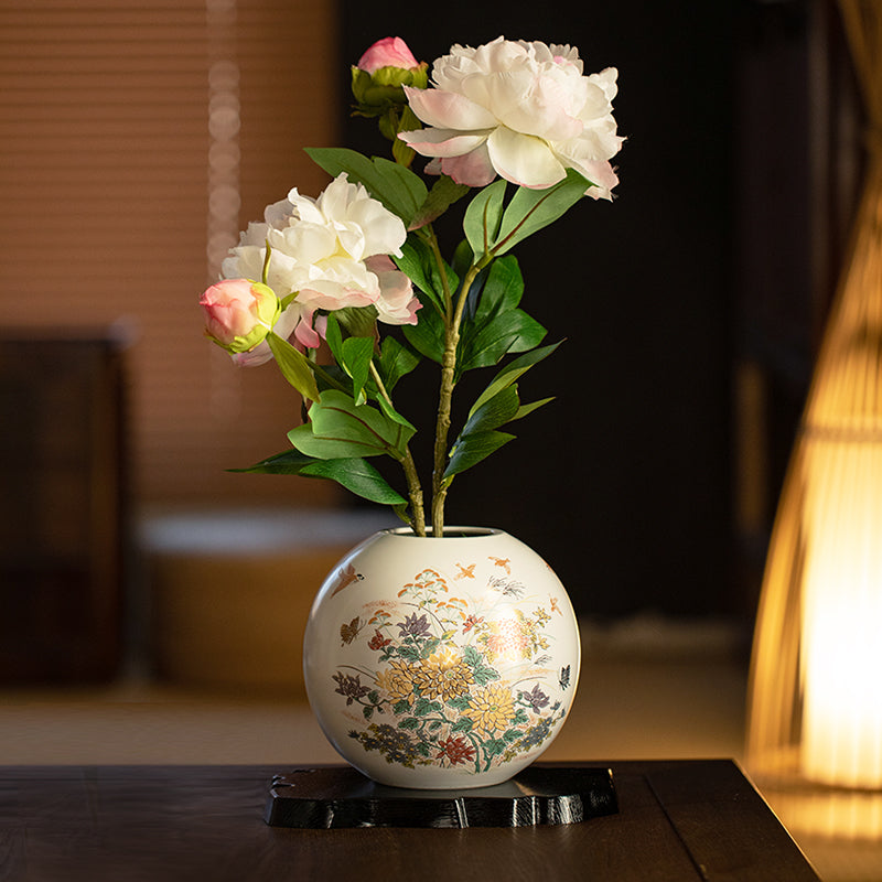 Kutaniyaki Handcrafted Hana Vase Collection