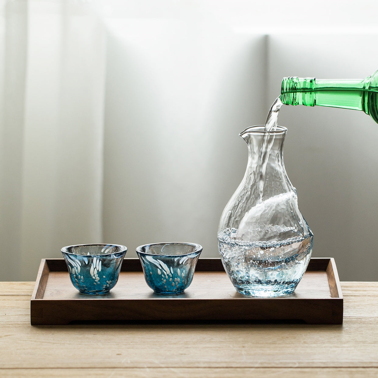 Toyo Sasaki Sapphire Cold Sake Set