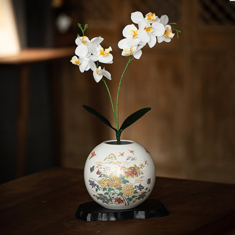 Kutaniyaki Handcrafted Hana Vase Collection