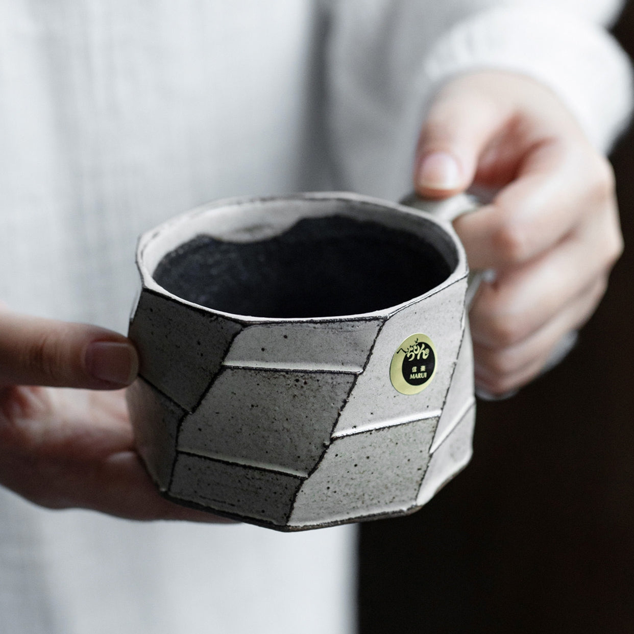 Shigaraki Ware Handcrafted Wabi-Sabi Coffee Mug