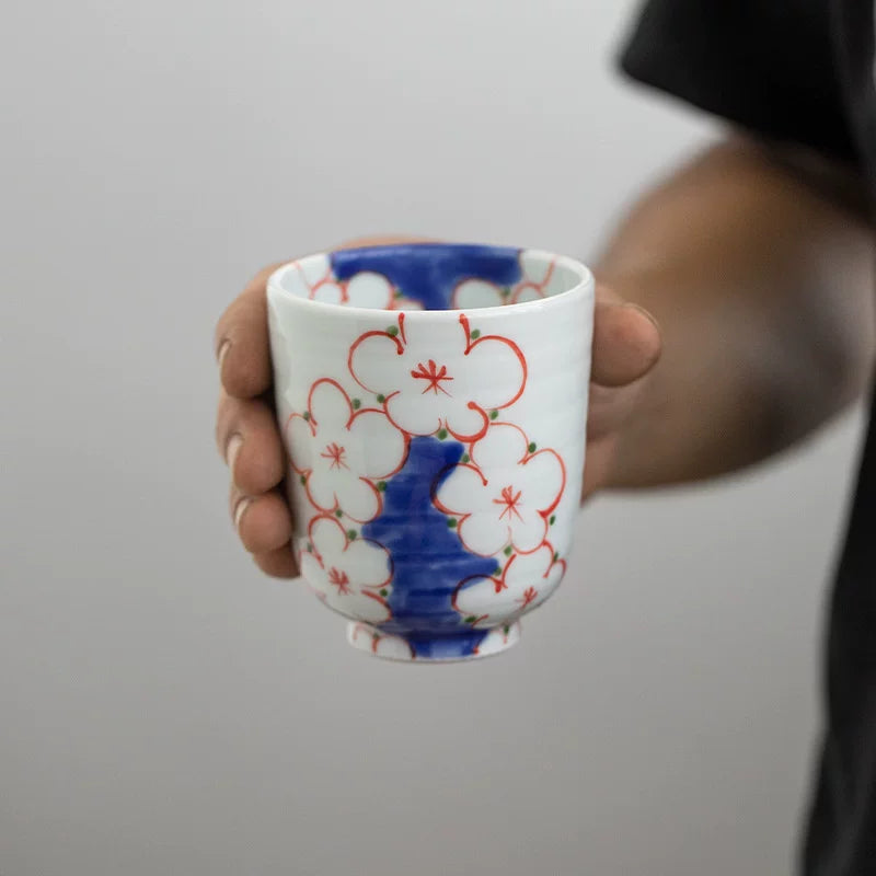 Paire de tasses pour couple Hana Miyabi Sakura en céramique Hasami Ware