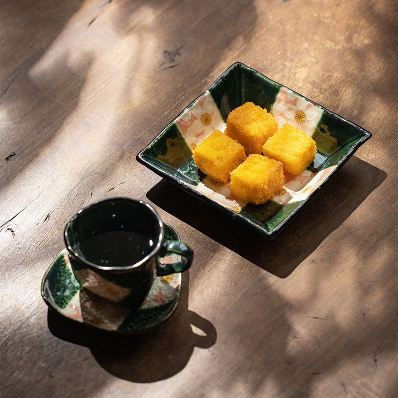 Michikazu Sakai - Oribe ware -Soba choko 6cups main image 1
