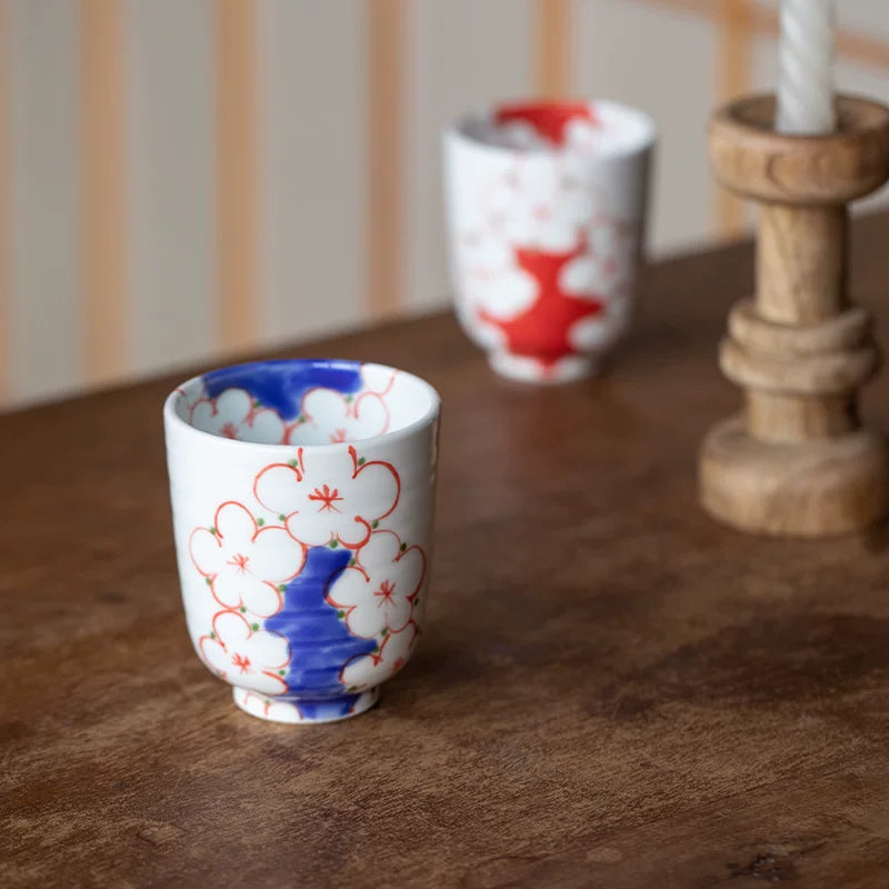 Paire de tasses pour couple Hana Miyabi Sakura en céramique Hasami Ware