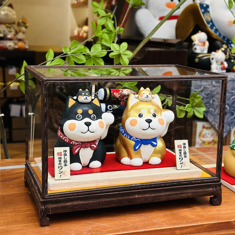 Japanese Shiba Inu Festive Ceramic Coin Bank Collections