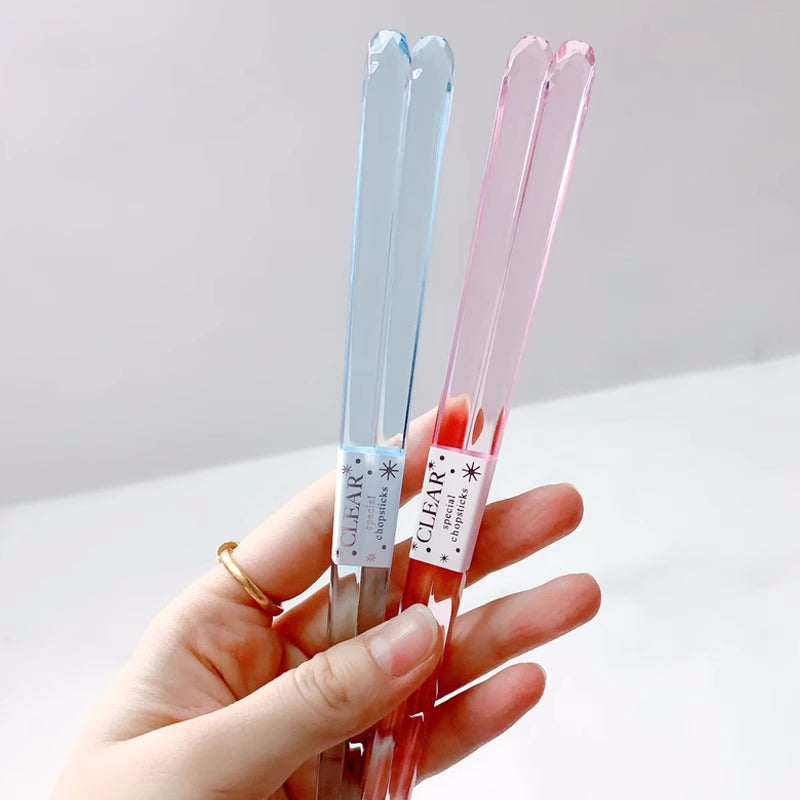 Nitori Japanese Resin Clear Chopsticks Sets