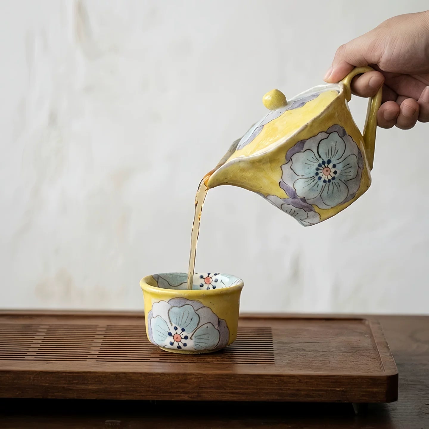 Collection de service à thé Hana no Toki en Hatsuichi Mino Ware