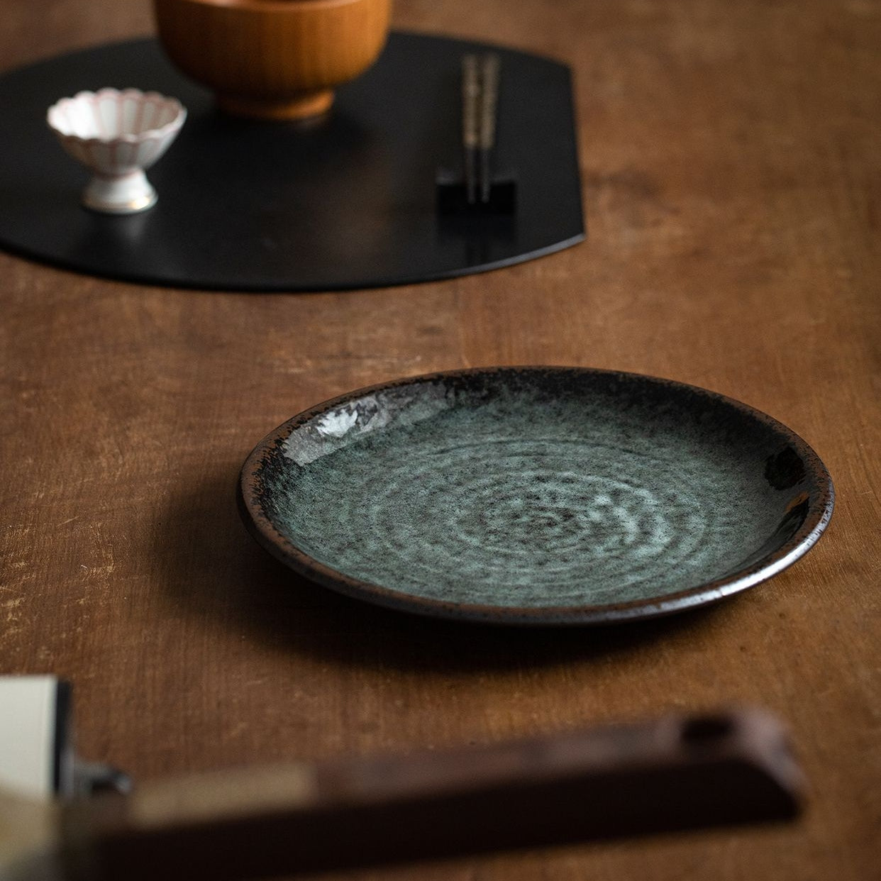 Hatsuichi Mino Ware Handcrafted Wabi Sabi Deep Plate