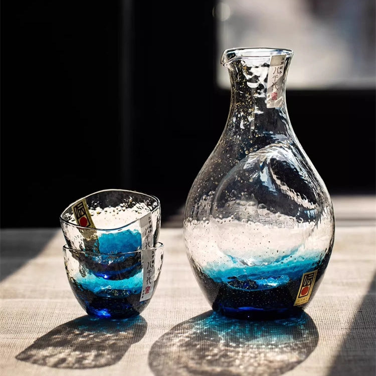 Toyo Sasaki Hoshi Nagare Gold Foil Cold Sake Set