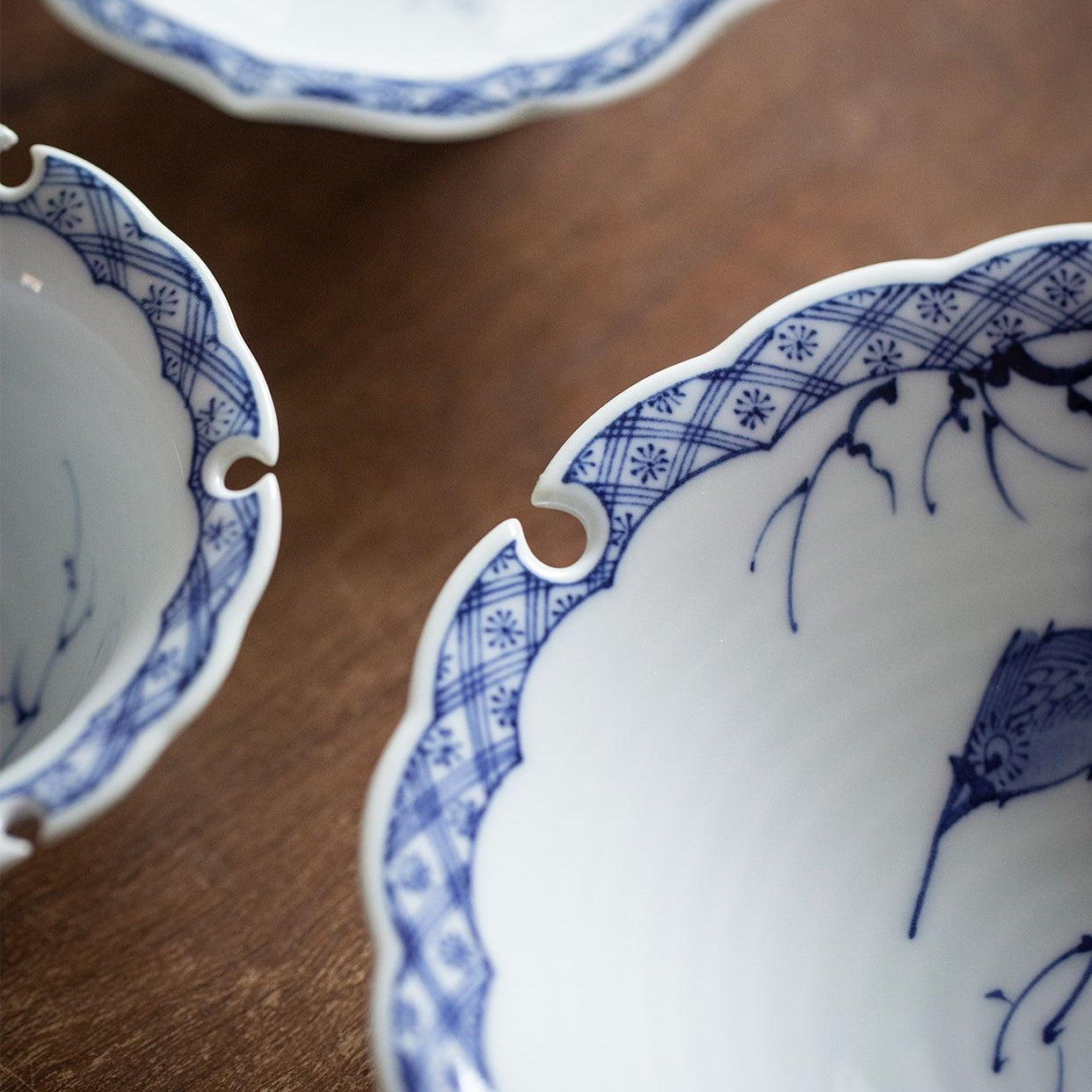 Collection d'assiettes en céramique Edanagi en Arita Ware