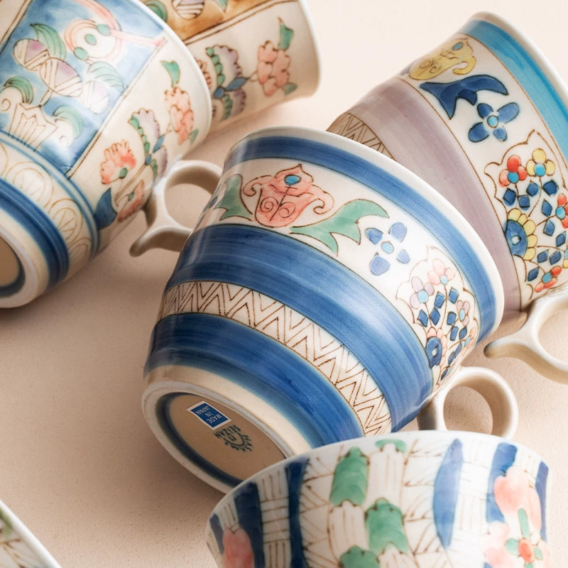 Japanese Handcrafted Hasami Ceramic Hanashin Mug Collection